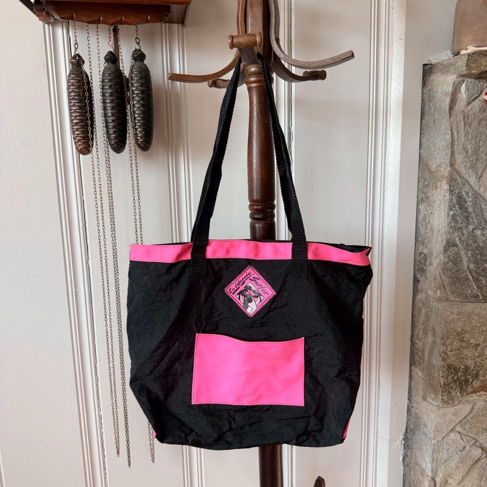 California Surfer 90s Vintage Swishy Tote Bag